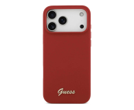 Guess Silicone Script Metal Logo MagSafe do iPhone 17 Pro Max - 1365584 - zdjęcie 2
